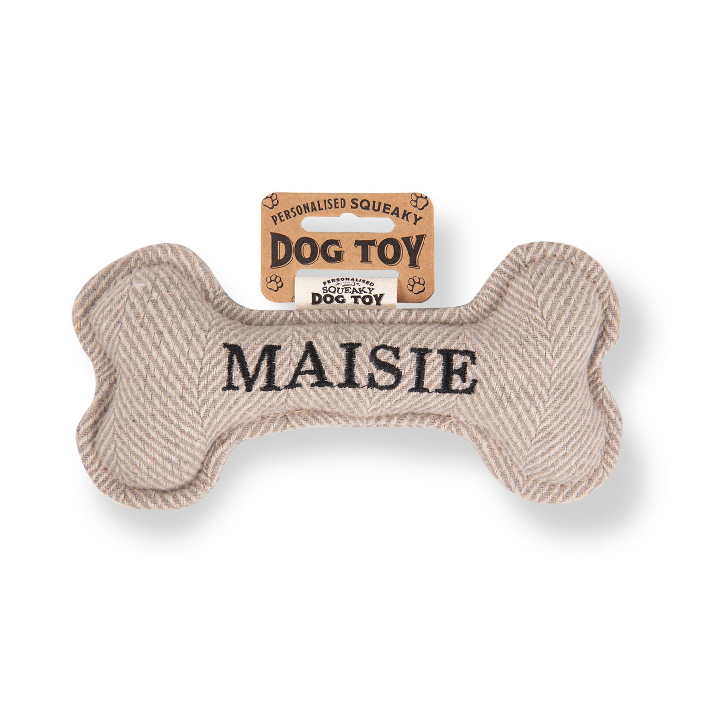 Squeaky Bone Dog Toy - Maisie
