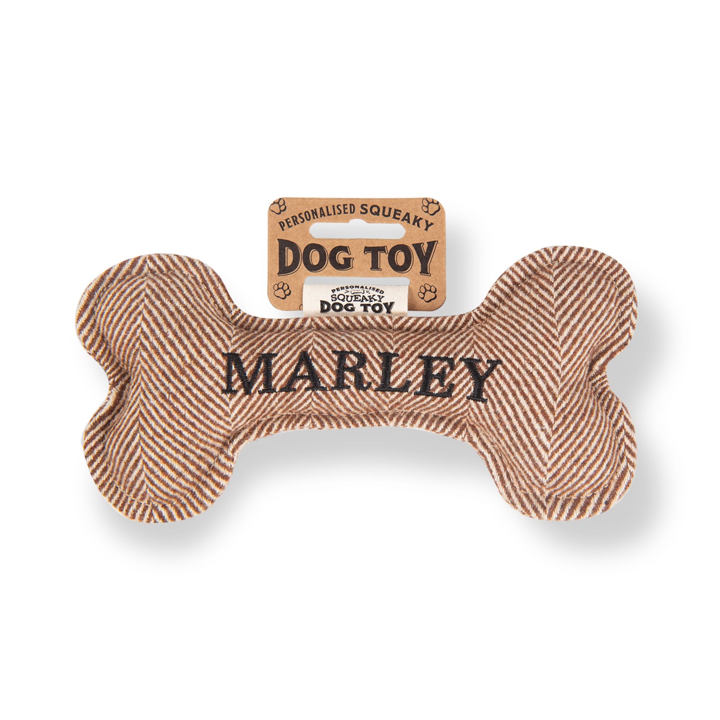 Squeaky Bone Dog Toy - Marley