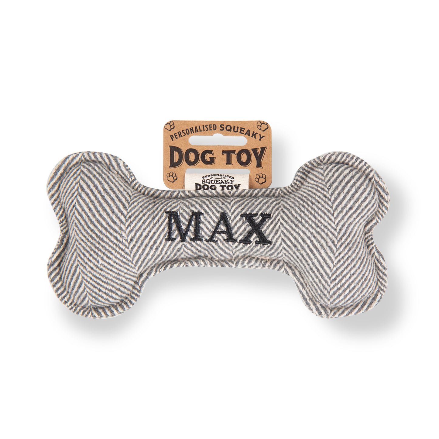 Squeaky Bone Dog Toy - Max