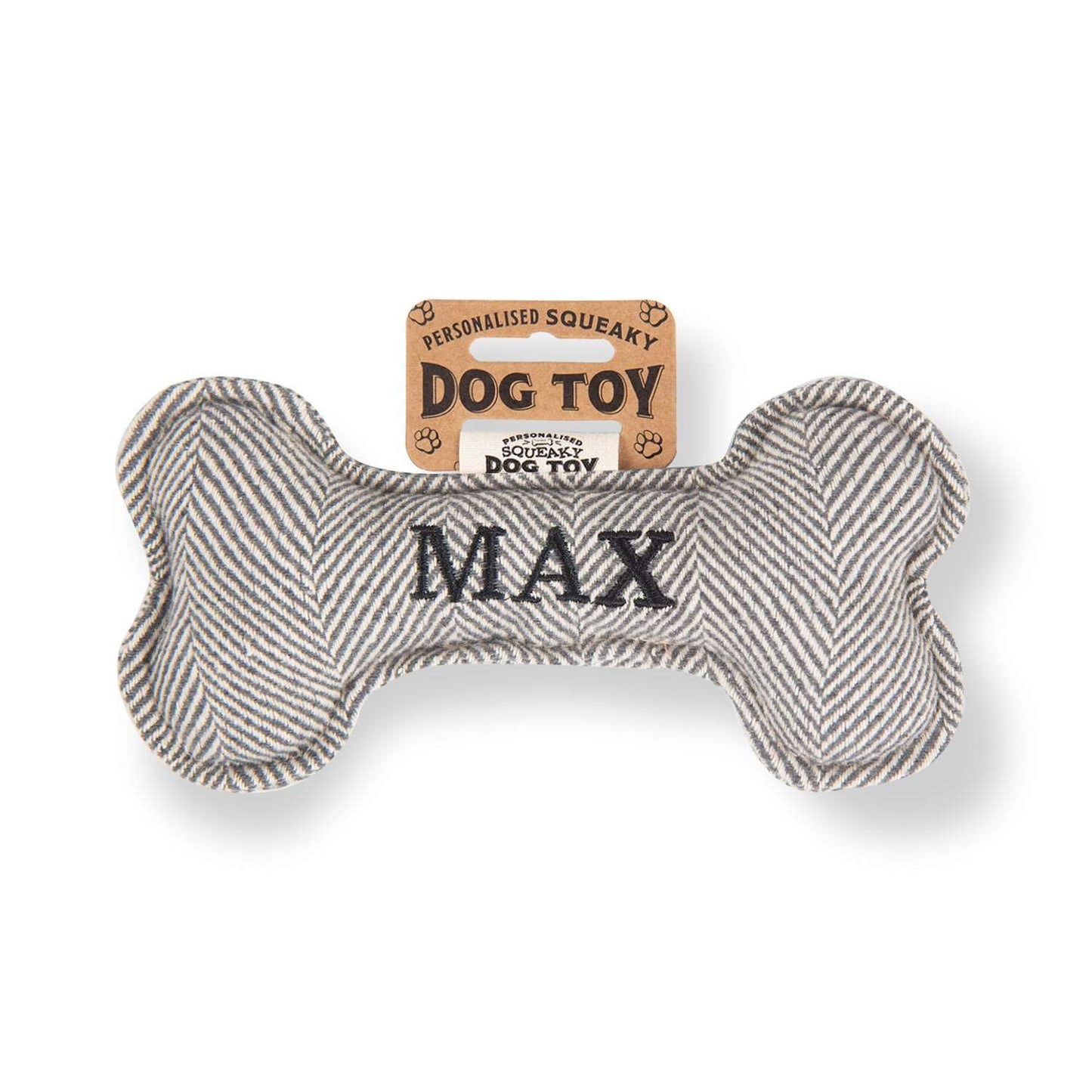 Squeaky Bone Dog Toy - Max