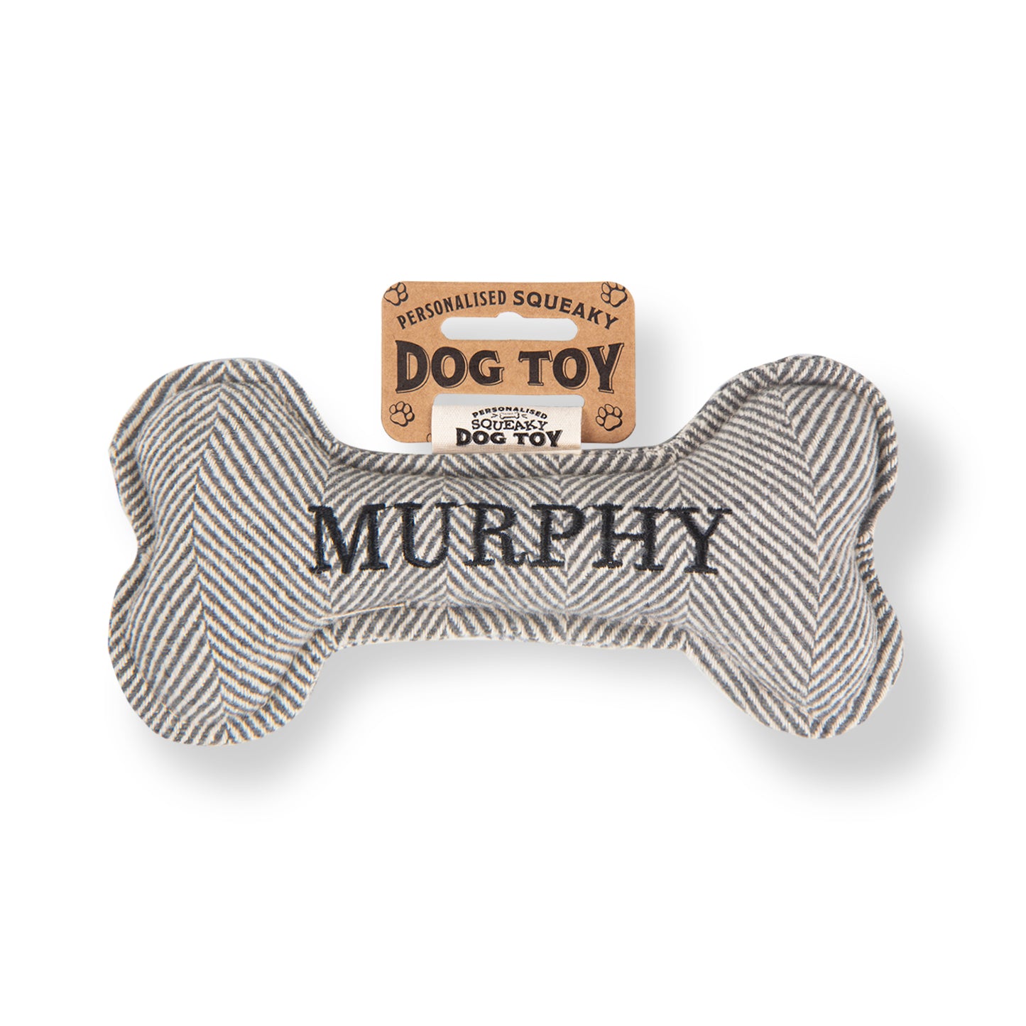 Squeaky Bone Dog Toy - Murphy