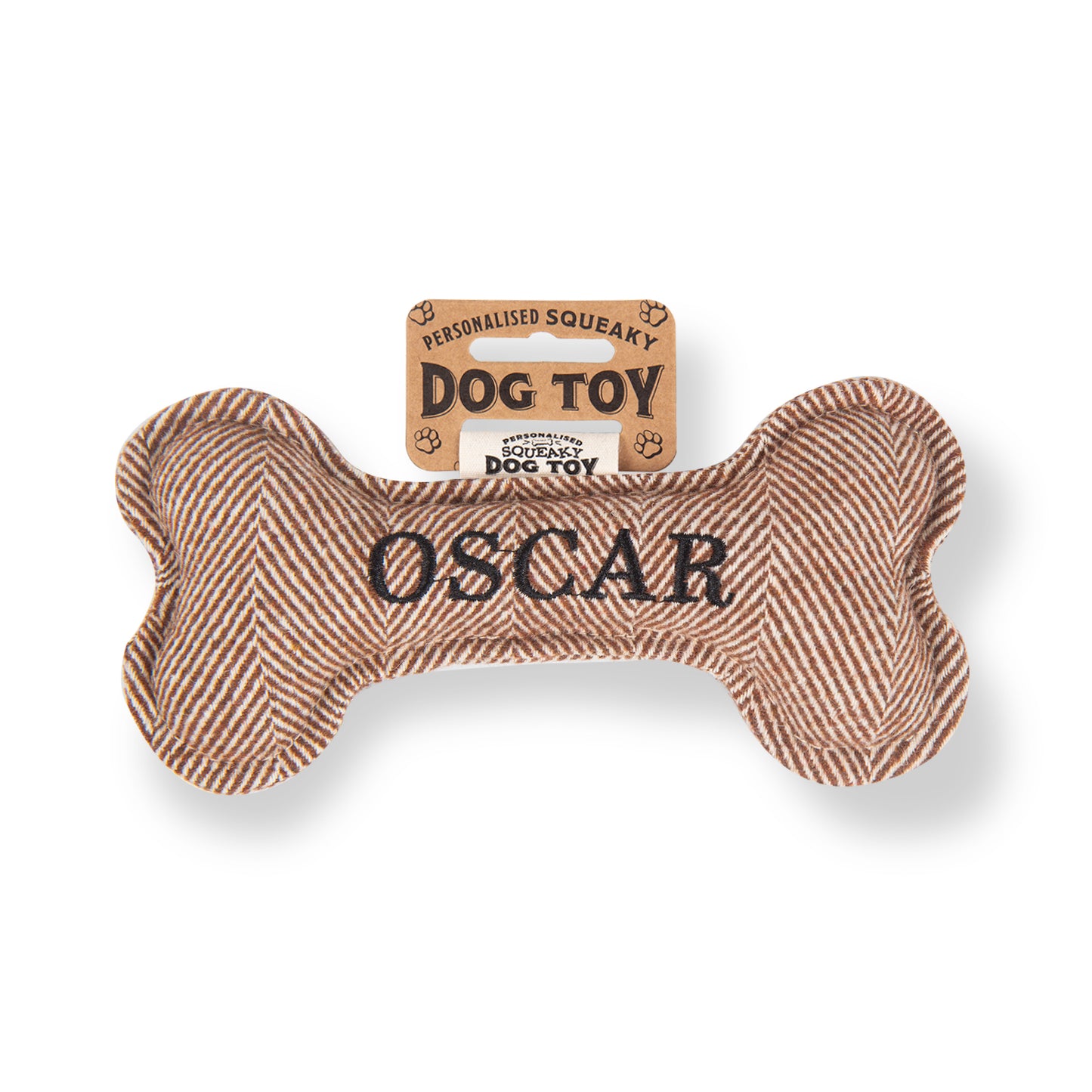 Squeaky Bone Dog Toy - Oscar