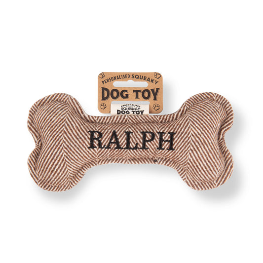 Squeaky Bone Dog Toy - Ralph