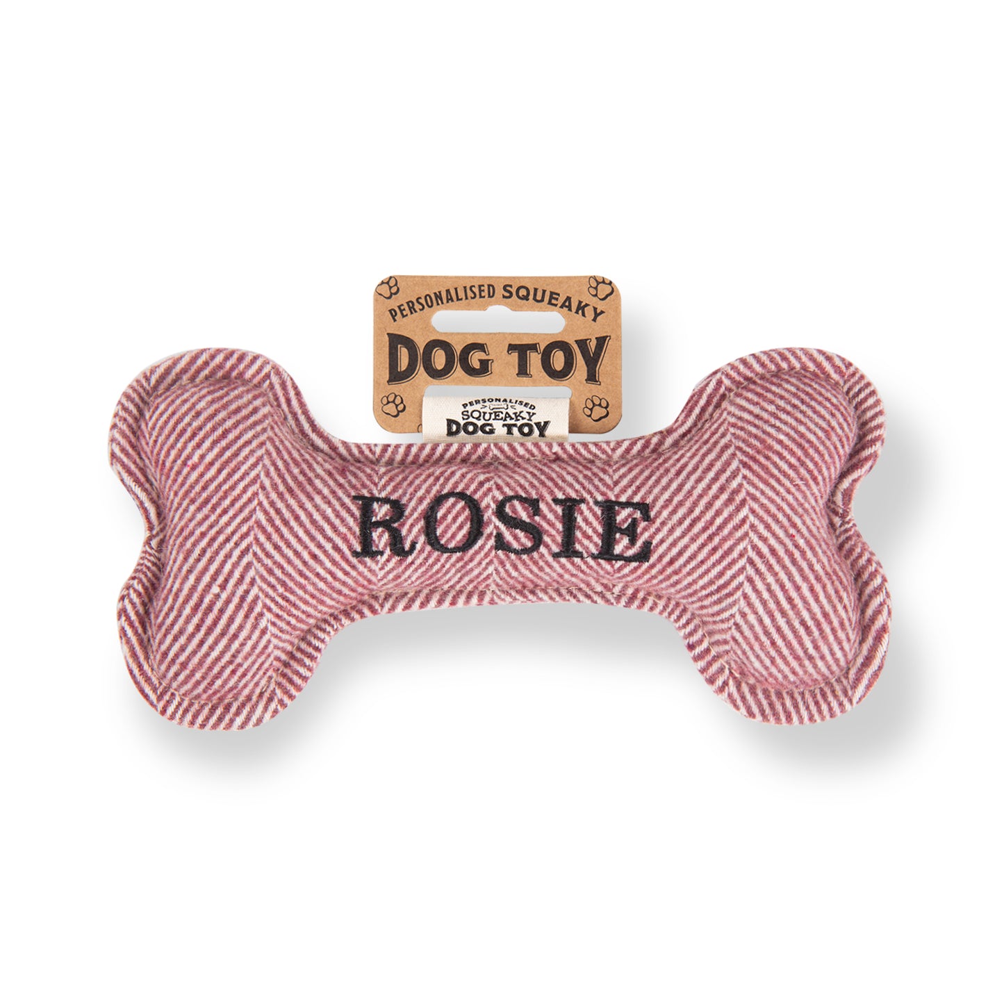 Squeaky Bone Dog Toy - Rosie