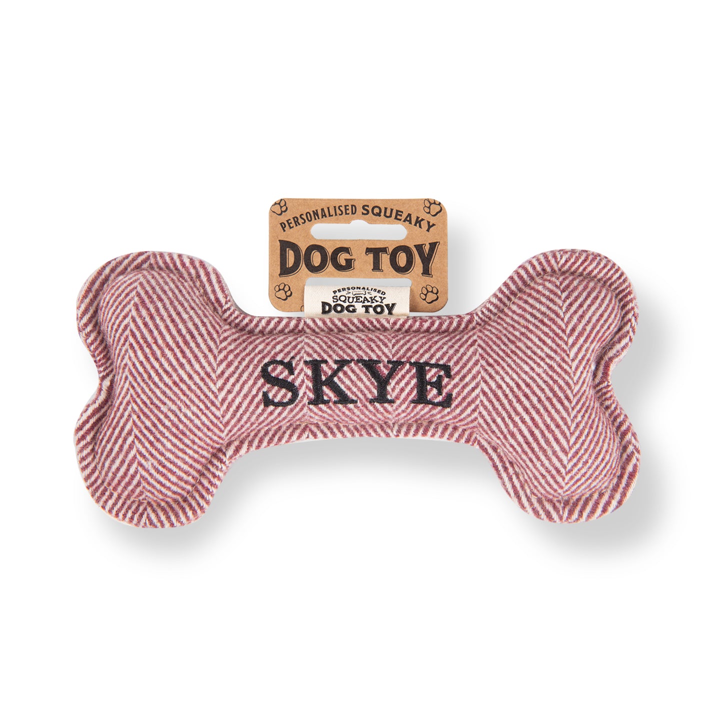 Squeaky Bone Dog Toy - Skye