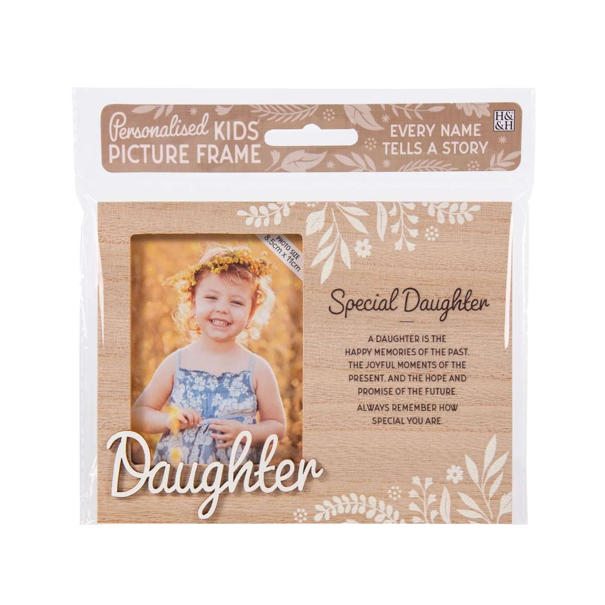 H&H Personalised Frame - Special Daughter