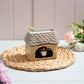 Cottage Garden Stoneware House With Roses Wax Melt Burner