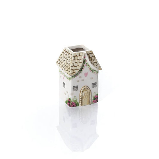 Cottage Garden Stoneware Shaped Vase