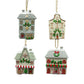 RL Christmas Market Resin Shop Hangers 4 asst