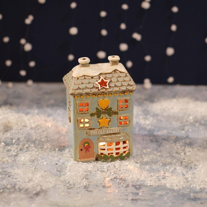 RL Stoneware Old Bakery Shop Candle Holder