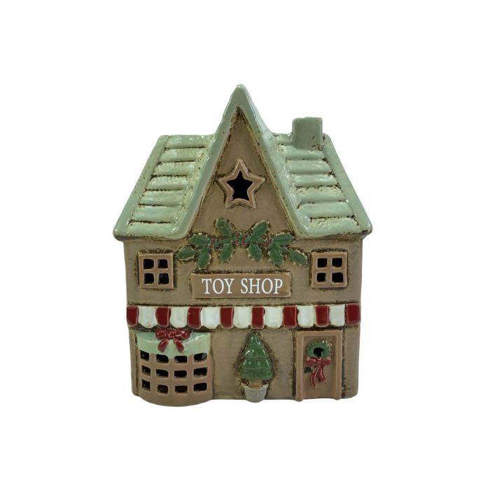 RL Stoneware Toy Shop Candle Holder