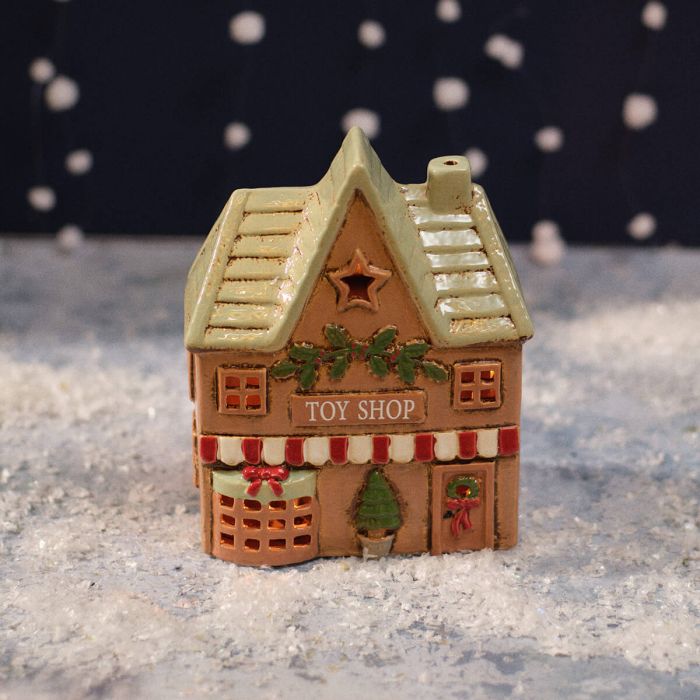 RL Stoneware Toy Shop Candle Holder