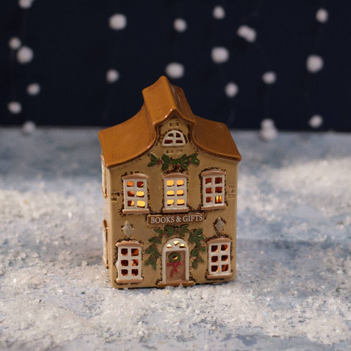 RL Stoneware Books And Gifts Shop Candle Holder