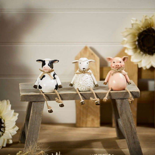 RL Farm Animal Shelf Sitter 3 Asst