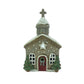 RL Stoneware Church Candle Holder