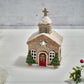 RL Stoneware Church Candle Holder