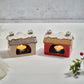 RL Stoneware House With Cut Out Star 2 asst