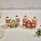 RL Stoneware House With Cut Out Star 2 asst