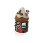 RL Stoneware Fairy House With 3D Robin Candle Holder