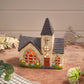 RL Wedding Stoneware Church With Flowers