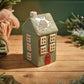 RL Evergreen Christmas Stoneware Candle Holder Tall House