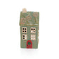 RL Evergreen Christmas Stoneware Candle Holder Tall House