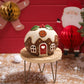 RL Festive Fun Stoneware Pudding House Candle Holder