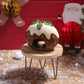 RL Festive Fun Stoneware Pudding House Candle Holder