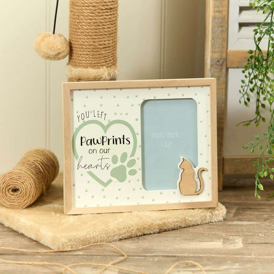 RL You Left Paw Prints Photo Frame Cat