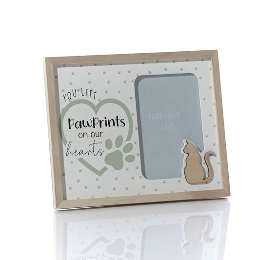 RL You Left Paw Prints Photo Frame Cat