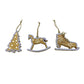 RL Mango Wood Shaped Hangers 3 asst