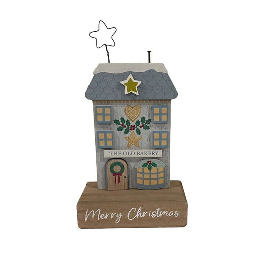 RL Christmas Market Merry Christmas Shop Wood Block