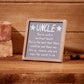 RL Brilliant Uncle Framed Wooden Easel