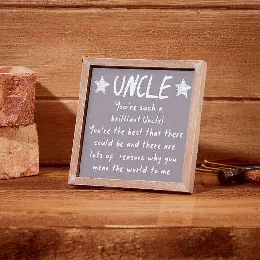 RL Brilliant Uncle Framed Wooden Easel