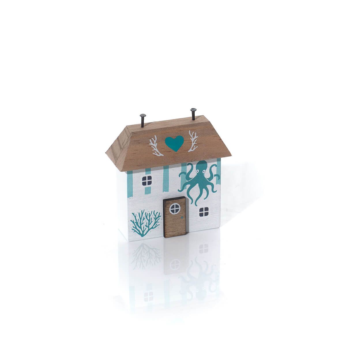 RL Lobster Love Wooden Decorative House With Octopus