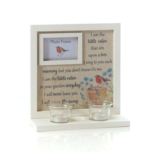 RL Robin Floral Sentiment Frame