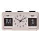 WDP Calendar Alarm Clock - White & Black