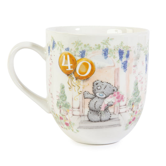 M2U Teddy 40th Birthday Mug