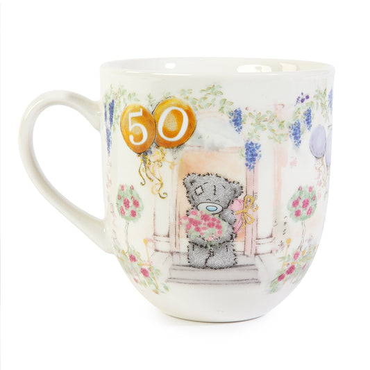 M2U Teddy 50th Birthday Mug