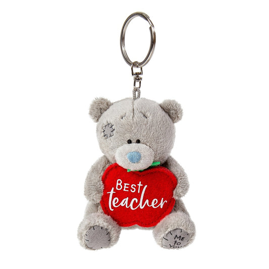 Tatty Ted Teacher Plush Bear Keyring 3"