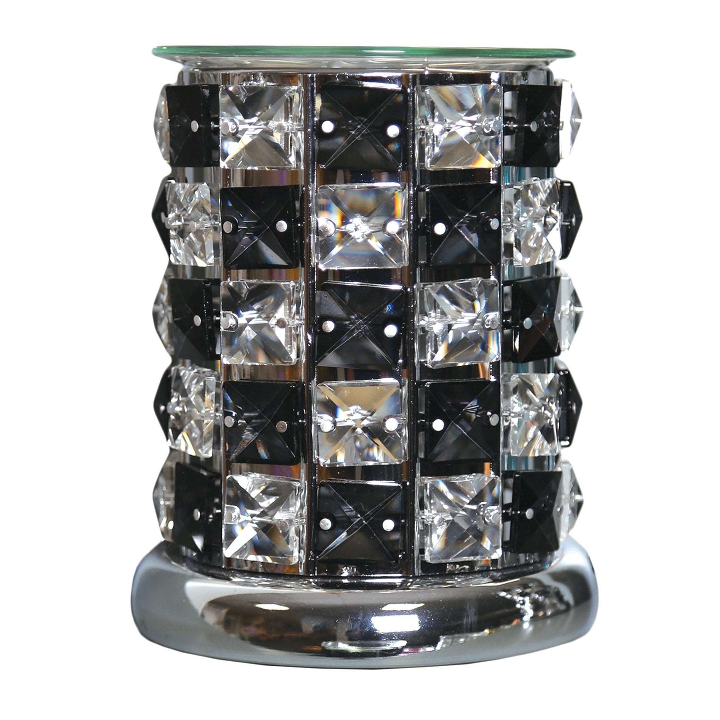 Crystal Electric Burner - Black & Clear