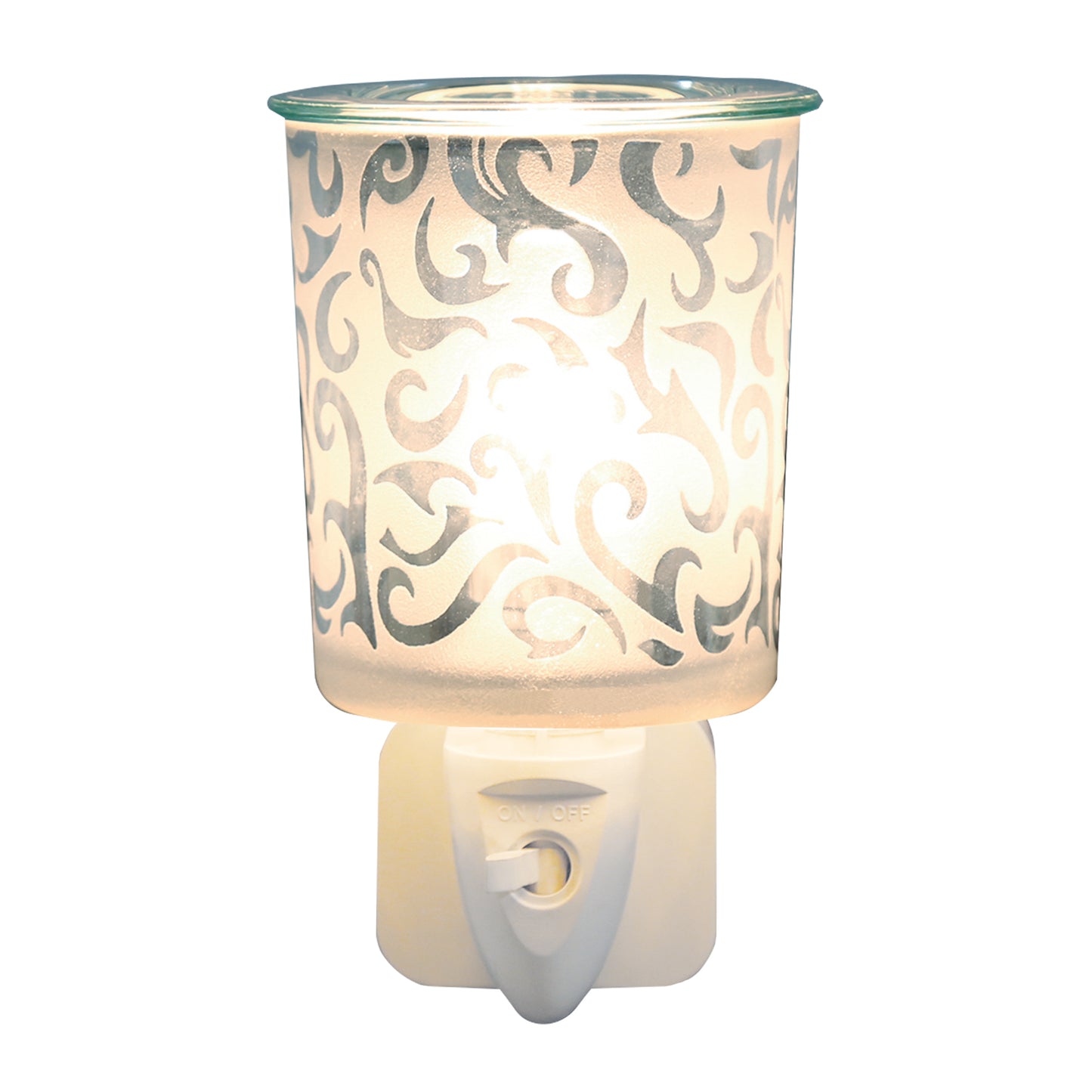 Pewter Swirl Plugin Wax Melter
