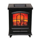 Log Burner Electric Black 16cm