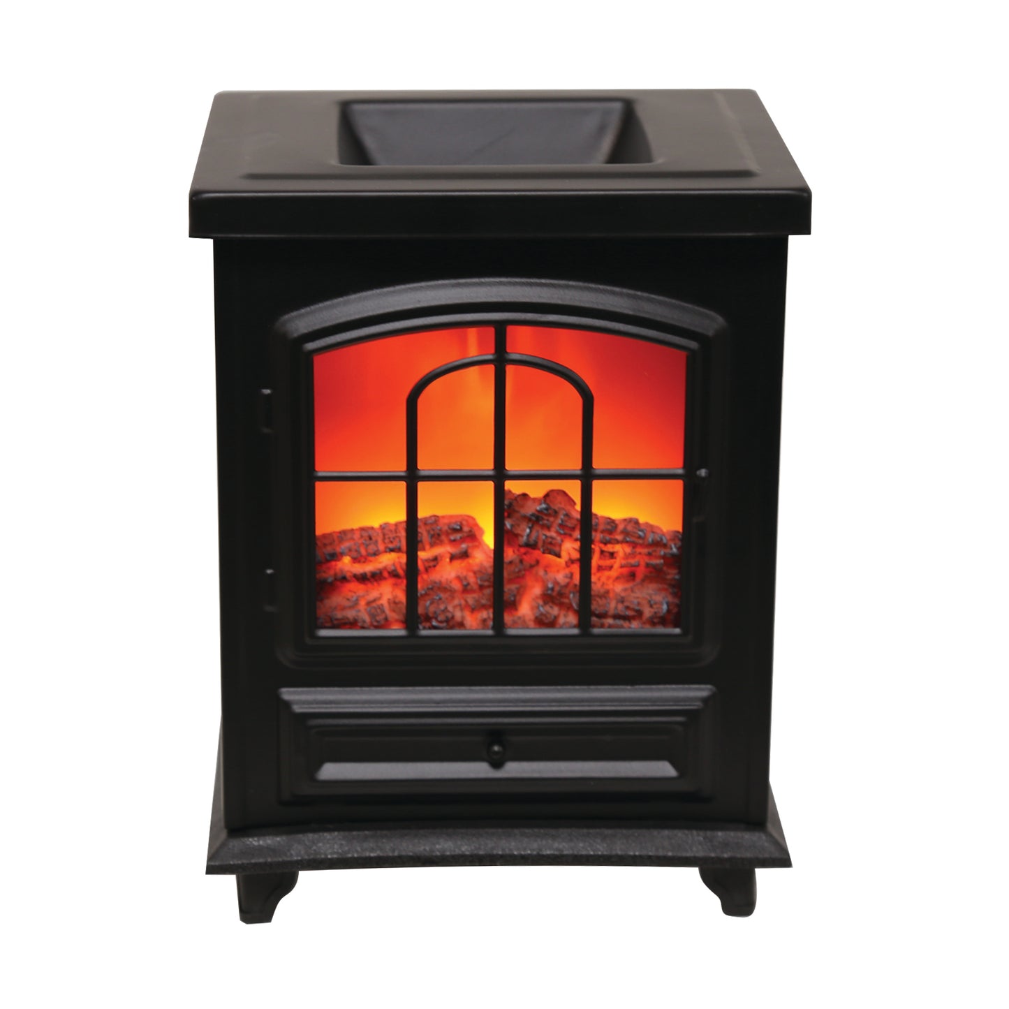 Log Burner Electric Black 16cm