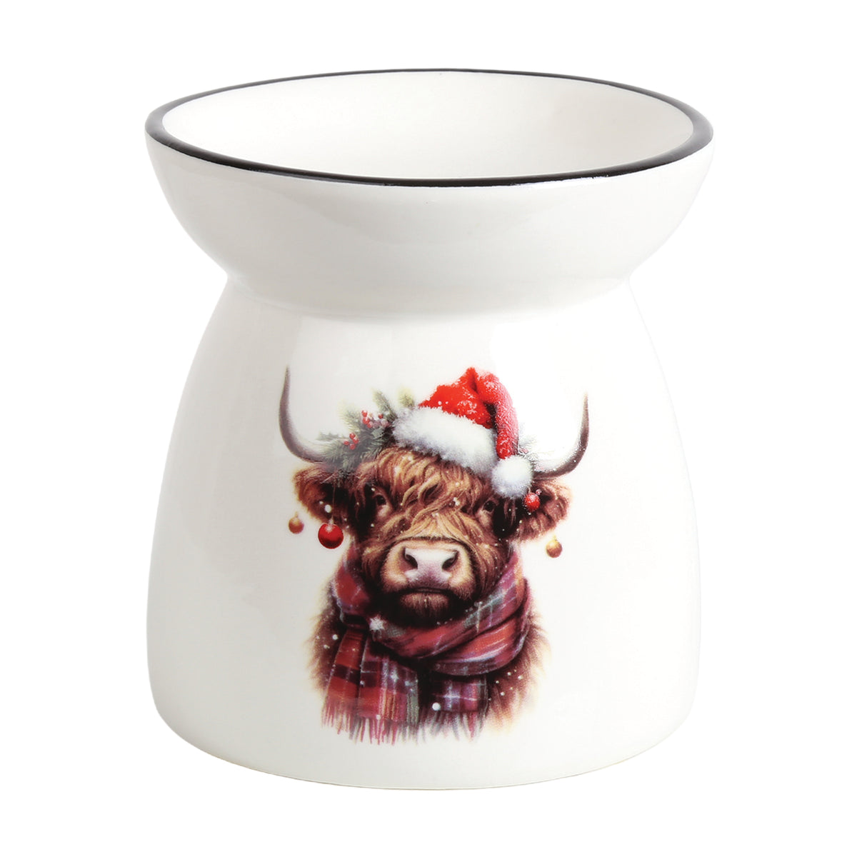 Festive Highland Candle Melter 11cm