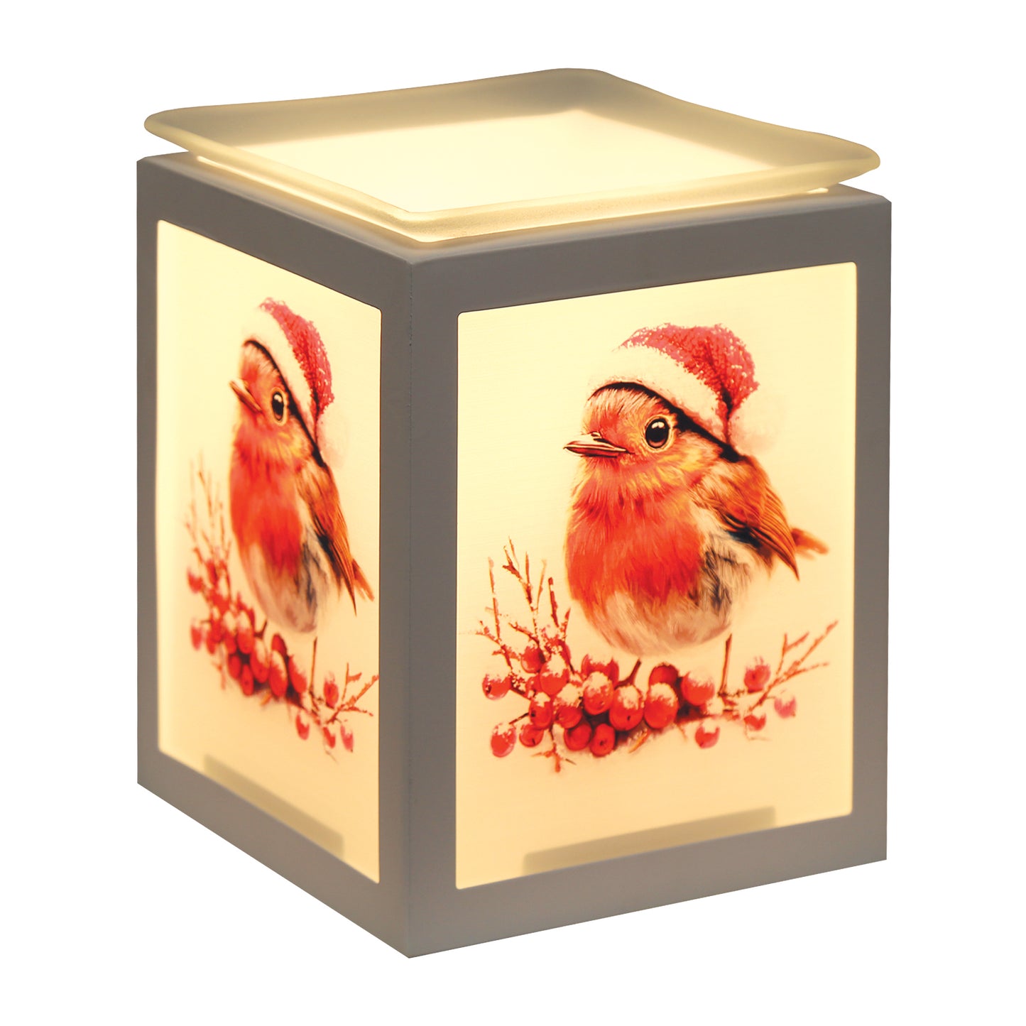 Electric Melter Xmas Robin 14cm