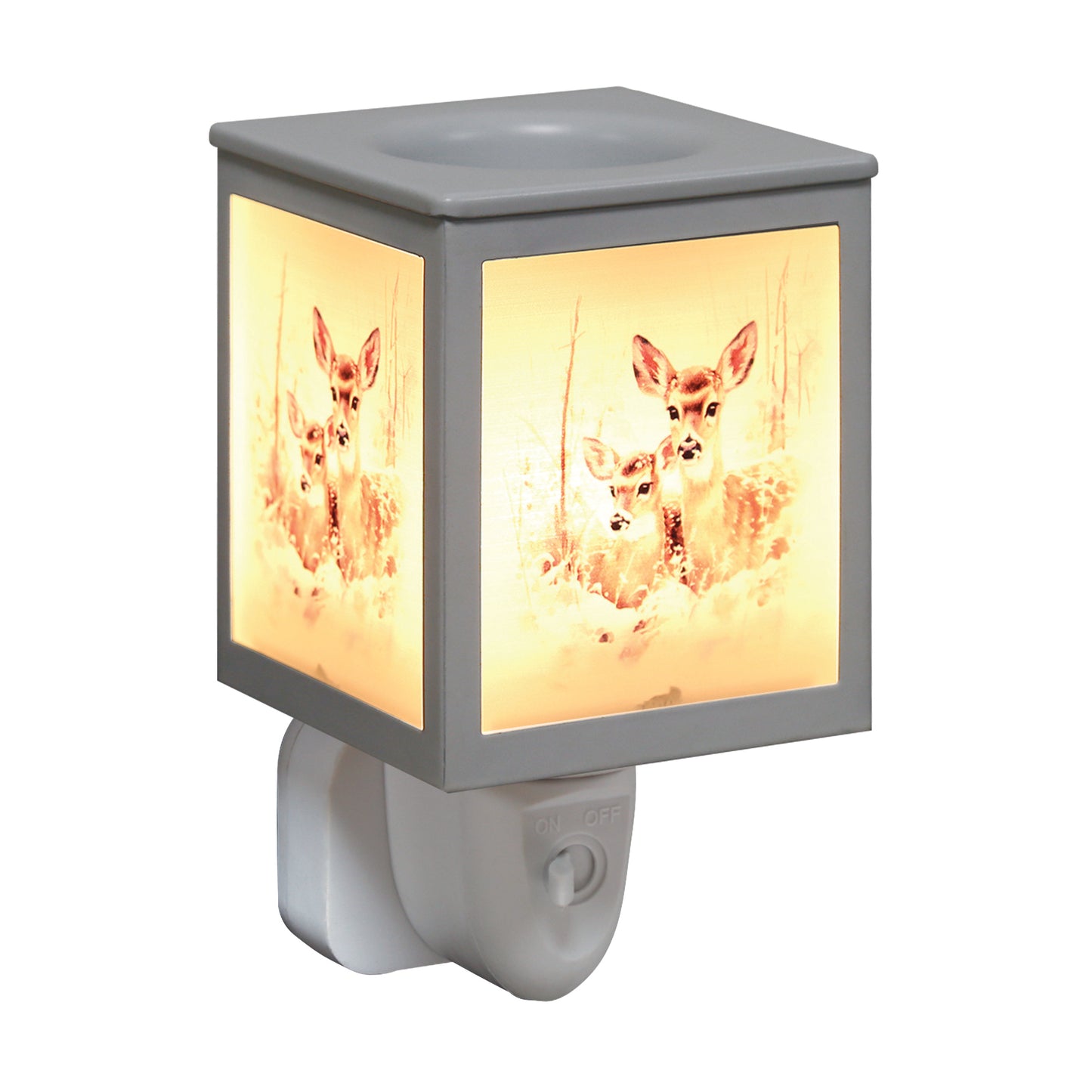 Plug In Wax Melter Deer Family 14cm