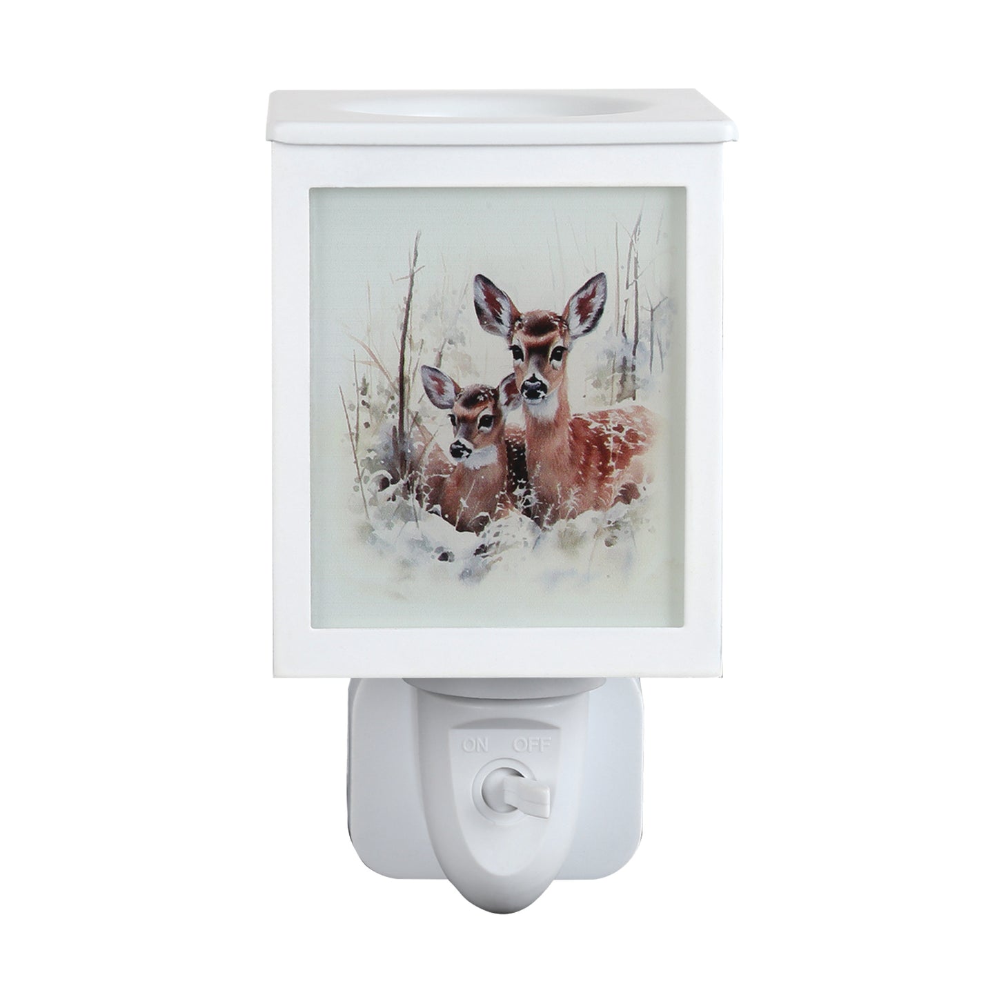 Plug In Wax Melter Deer Family 14cm