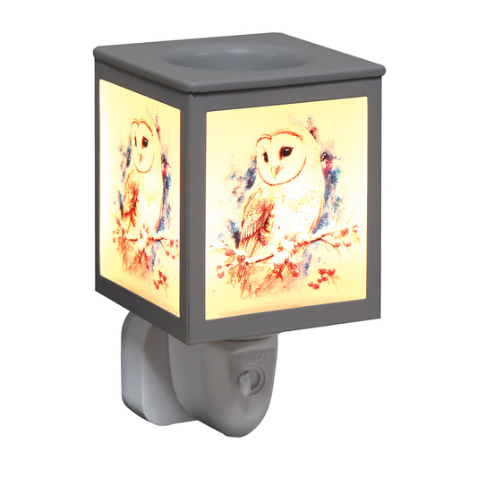 Plug In Wax Melter Owl 14cm