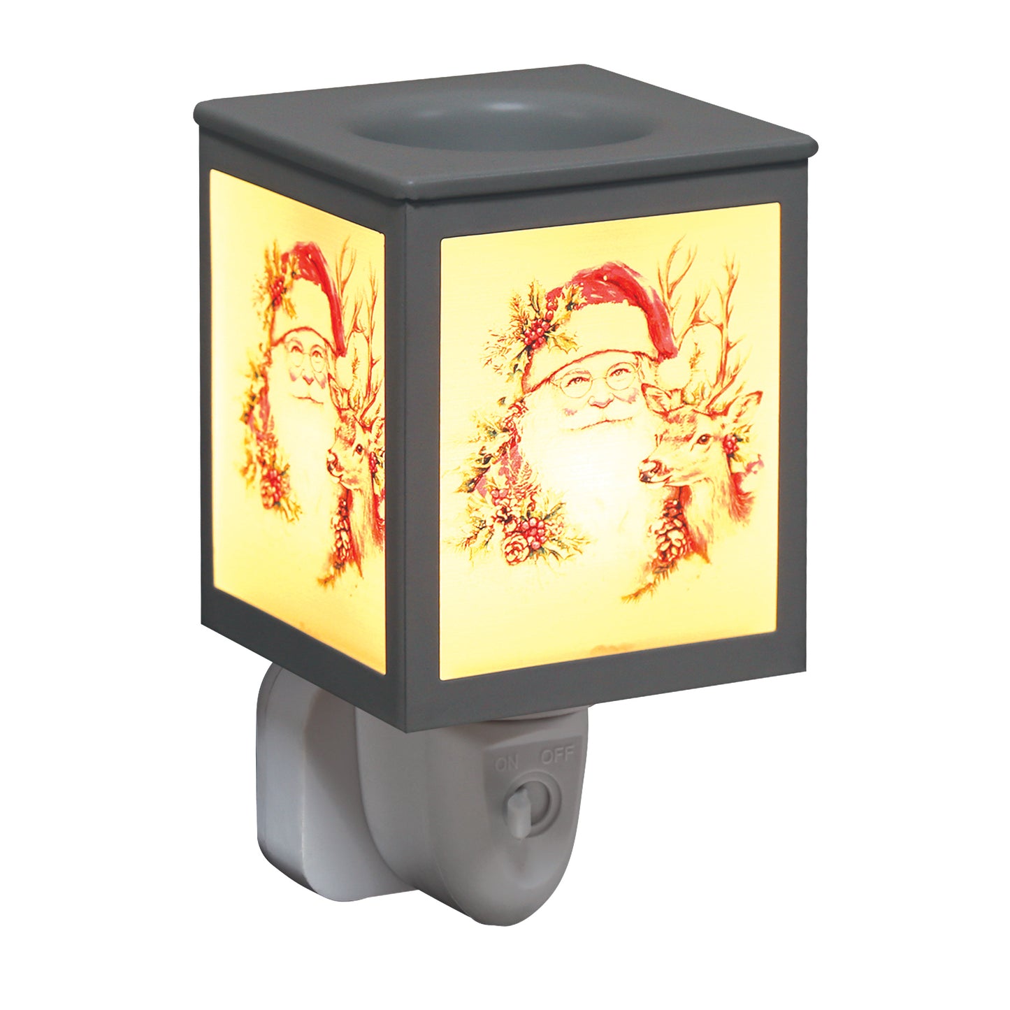 Plug In Wax Melter Xmas Santa 14cm